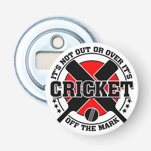 Cricketer ist vom Mark Cricket abgeschnitten Flaschenöffner