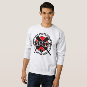 Cricketer ist vom Mark Cricket abgeschnitten Sweatshirt