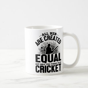 Cricketliebhaber - Alle Menschen sind gleich gesch Kaffeetasse