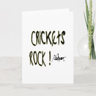 Crickets Rock! Grußkarte Karte