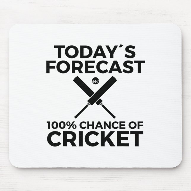 Cricketspieler 10  mousepad (Vorne)