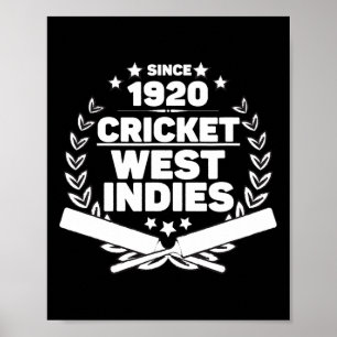 Cricketspieler der West Indies 1920 Poster