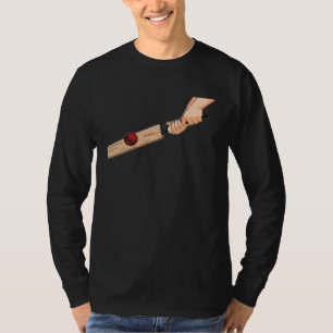 Cricketspieler Schiedsrichter Cricket Schlagmann T-Shirt