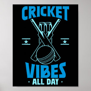 Cricketspieler Sport  Poster