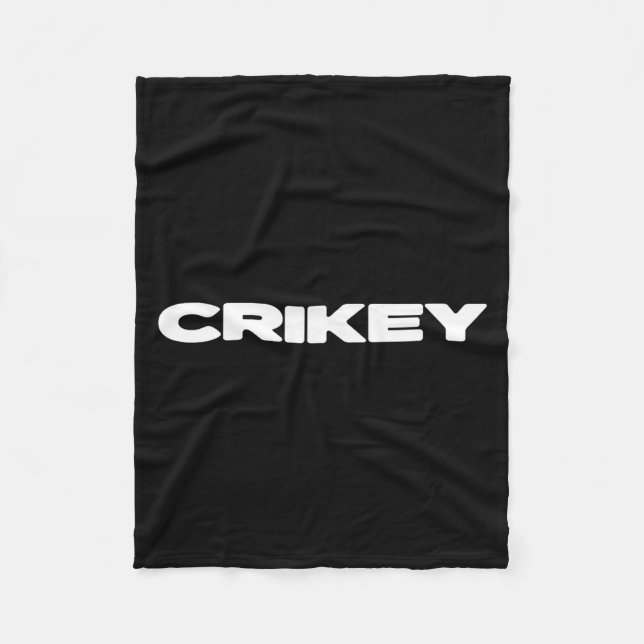 Crikey Australian Phrases Aussie Slang T  Fleecedecke (Vorderseite)