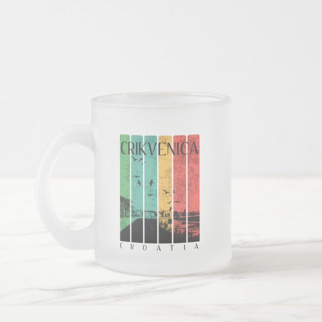 Crikvenica  mattglastasse (Links)