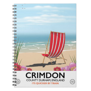 Crimdon, County Durham, England. Notizblock