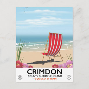 Crimdon, Landkreis Durham, England. Postkarte