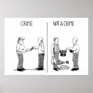 Crime, Not zu Crime, Plakat