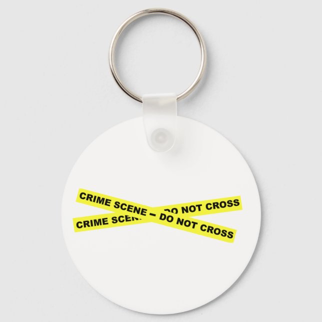 Crime Scene - Do Not Cross Schlüsselanhänger (Vorderseite)