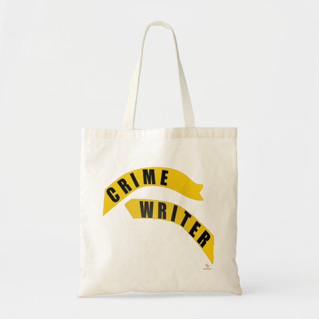 Crime Writer Cheeky Fun Genre Author Szene Tragetasche (Vorne)