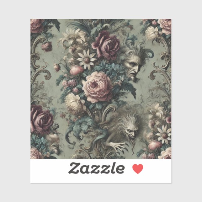 Crimes Against the Eldridge – Gothic Folklore  Aufkleber (Blatt)