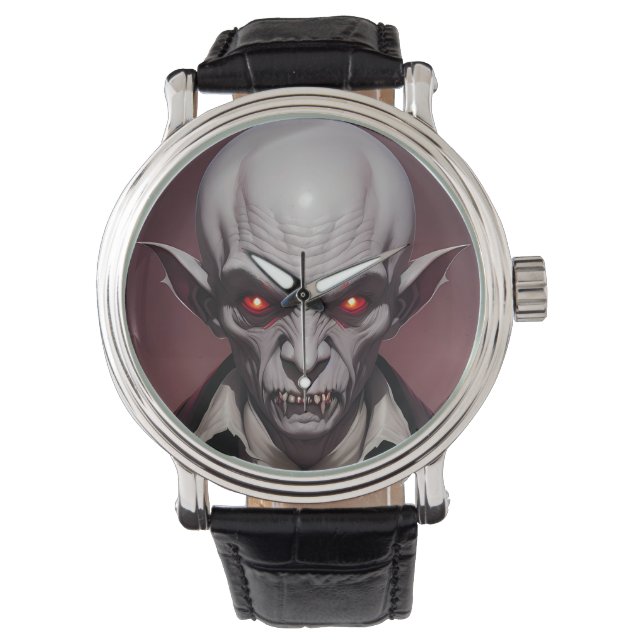 Crimewave Nosferatu Armbanduhr (Vorderseite)