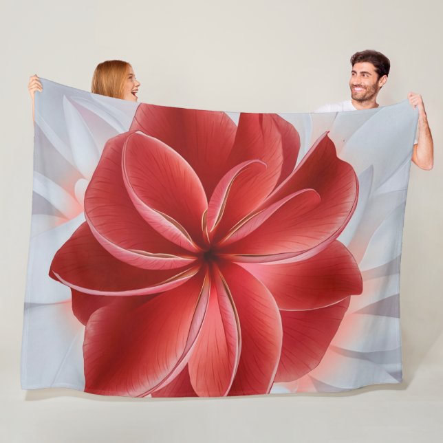 Crimson Azalea Fleece Blanket (Beispiel)