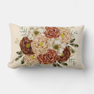 Crimson Bloom size 13x21  Lumber  Pillow Lendenkissen