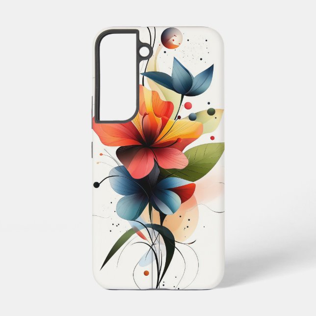 Crimson Brush Samsung Galaxy Hülle (Rückseite)