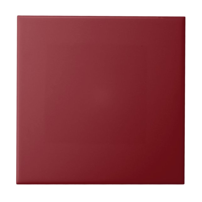 Crimson Carmine Red Square Küche und Badezimmer Fliese (Vorderseite)