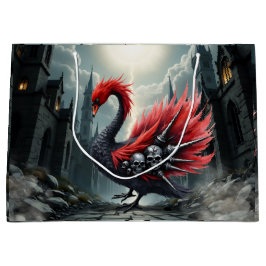 Crimson Cathedral Swan. Große Geschenktüte