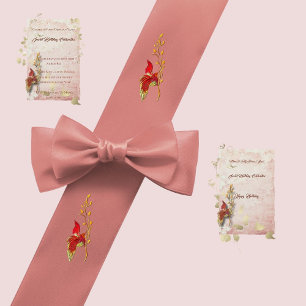 Crimson chuchote 40ème anniversaire invitation