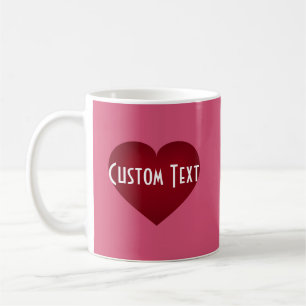 Crimson coeur Valentine café Mug