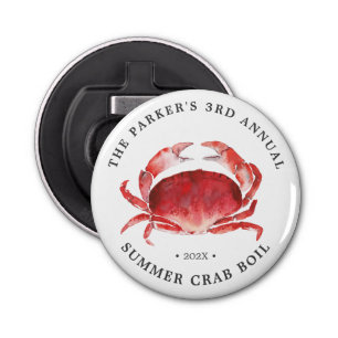 Crimson Crab   Crab Boil Event Flaschenöffner