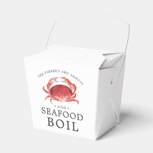 Crimson Crab  Crab Boil Event Geschenkschachtel