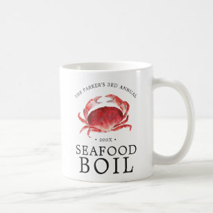 Crimson Crab   Crab Boil Themed Event Kaffeetasse