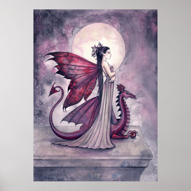 Crimson Dragon Fairy und Dragon Poster (Vorne)