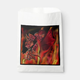 Crimson Dragon Favor Bags Geschenktütchen