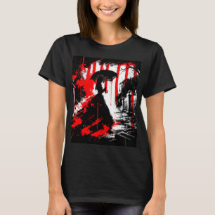 Crimson Elegance im Schatten - Gotische Viktoriani T-Shirt