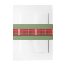 Crimson & Evergreen Weihnachten Einladungsbanderole