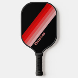 Crimson Fade mit Namen gestrichen Pickleball Schläger