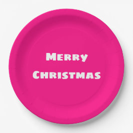 Crimson Festive Liebe, Wärme, Energie Pappteller