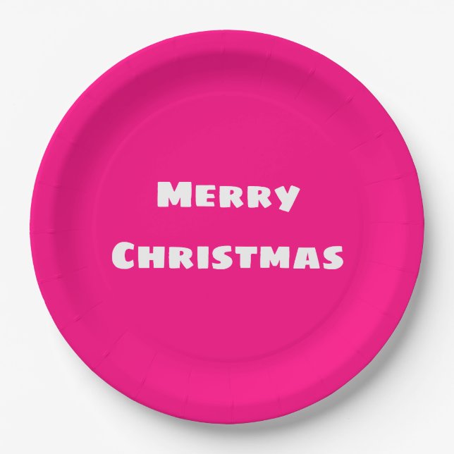 Crimson Festive Liebe, Wärme, Energie Pappteller (Vorderseite)