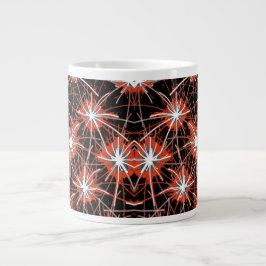 Crimson Fireburst Jumbo Mug Jumbo-Tasse