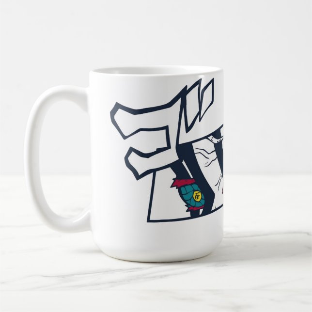 ☕🔥Crimson Fist Café Mug Kaffeetasse (Links)