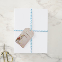 Crimson flüstert 40. Geburtstagsgeschenk Tags Geschenkanhänger