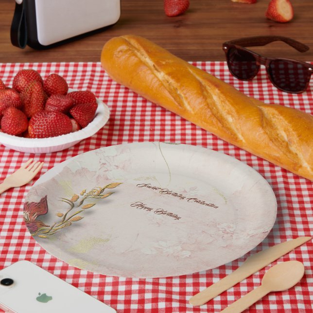 Crimson flüstert Teller des 40. (Picknick)