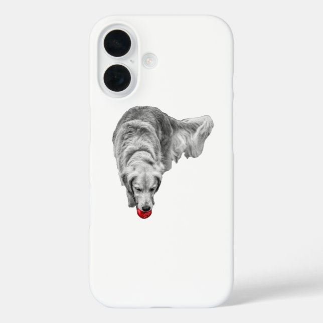 Crimson Glow iPhone 16 Hülle (Rückseite)