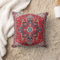 Crimson Heirloom: marokkanisches Erbe Rug Art