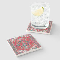 Crimson Heirloom: marokkanisches Erbe Rug Art