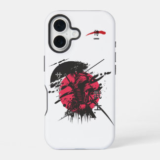 Crimson Honor: Samurai-Krieger iPhone 16 Hülle