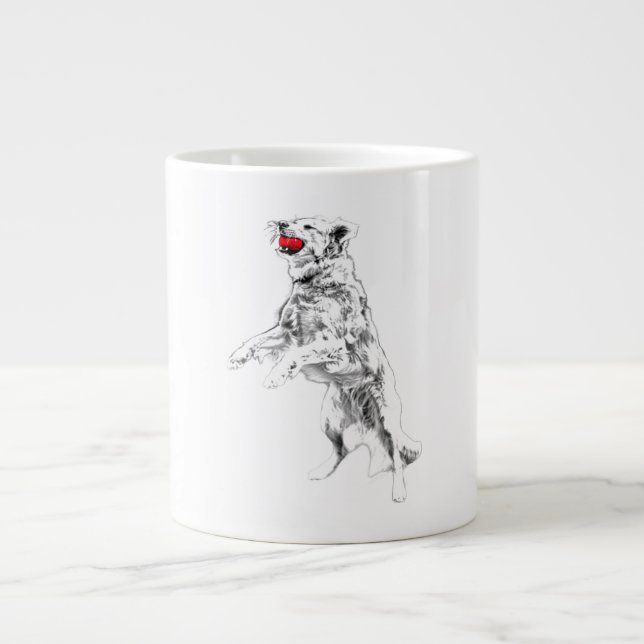 Crimson Join in Herbst Luft Jumbo-Tasse (Vorderseite)