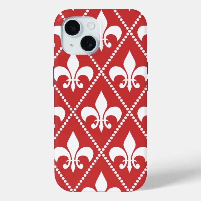 Crimson Lilie Case-Mate iPhone Hülle (Rückseite)