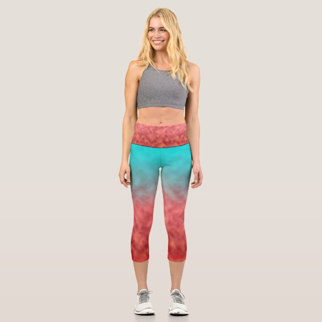 Crimson Mirage Capri Leggings (Vorderseite)