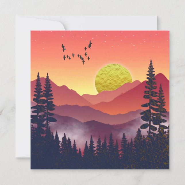 Crimson Mountains Landschaft (Vorderseite)