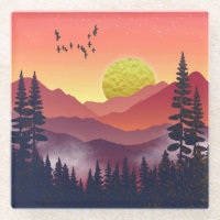 Crimson Mountains Landschaft
