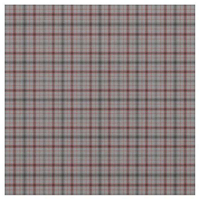Crimson n Grays Kariert Fabric Stoff (Nahaufnahme)