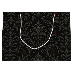 Crimson Nocturne Bloom Viktorianisch Große Geschenktüte
