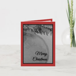 Crimson Ornament Weihnachten - Elegante Urlaubskar